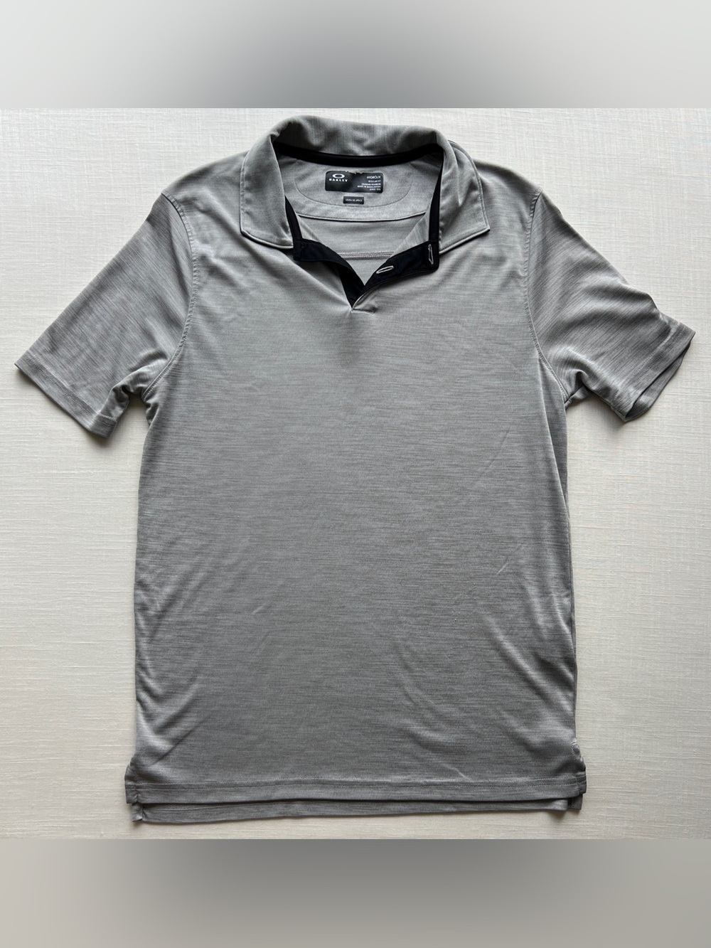 Oakley Men’s Hydrolix Polo - Gray/ Black - Size XS
